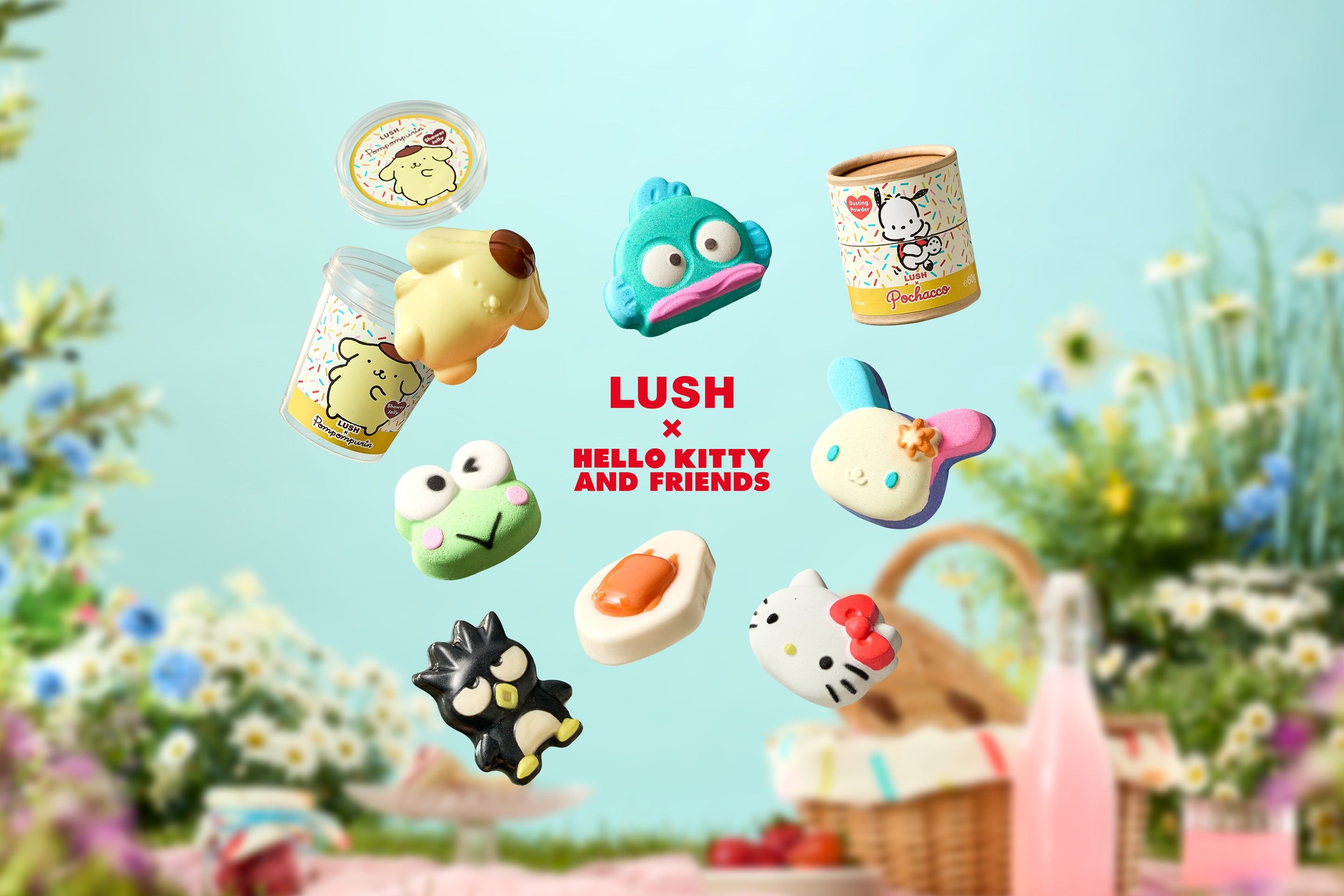 Lush x Hello Kitty and Friends
